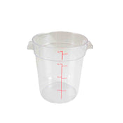 Thunder Group PLRFT304PC Food Storage Container 4 Quart Round