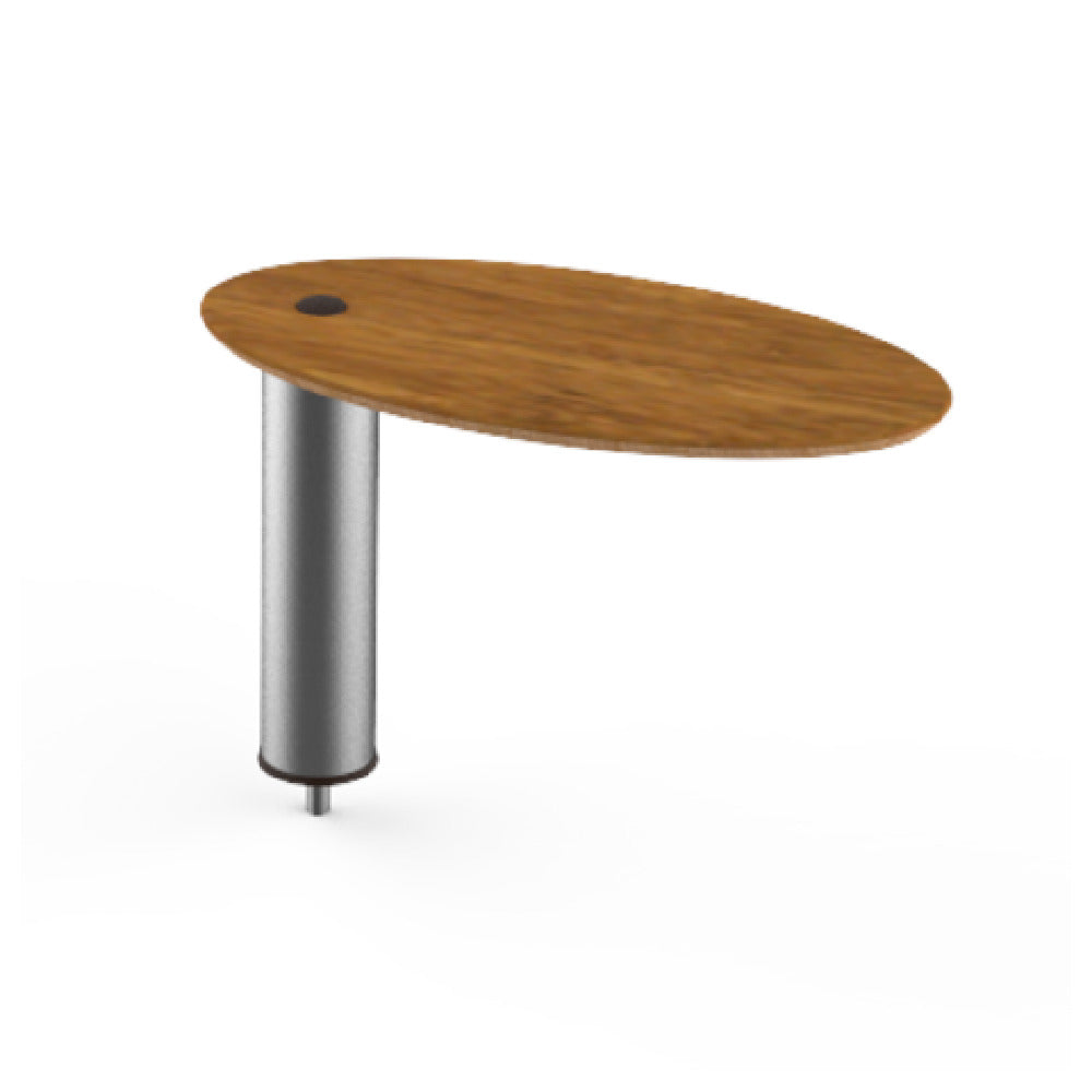Steelite MGCIAY16BSXX - Large Oval High Display Shelf, 20.0" X 10.0" X 12.5", Modular