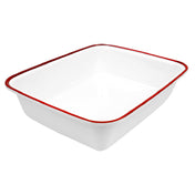 BauscherHepp TREW7612 Enamelware Collection Dish 4 Qt. 1/2 GN Size