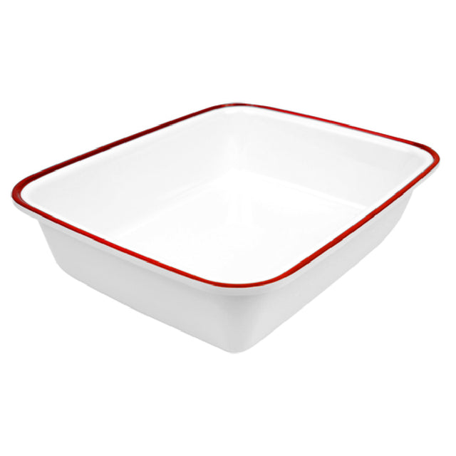 BauscherHepp TREW7612 Enamelware Collection Dish 4 Qt. 1/2 GN Size
