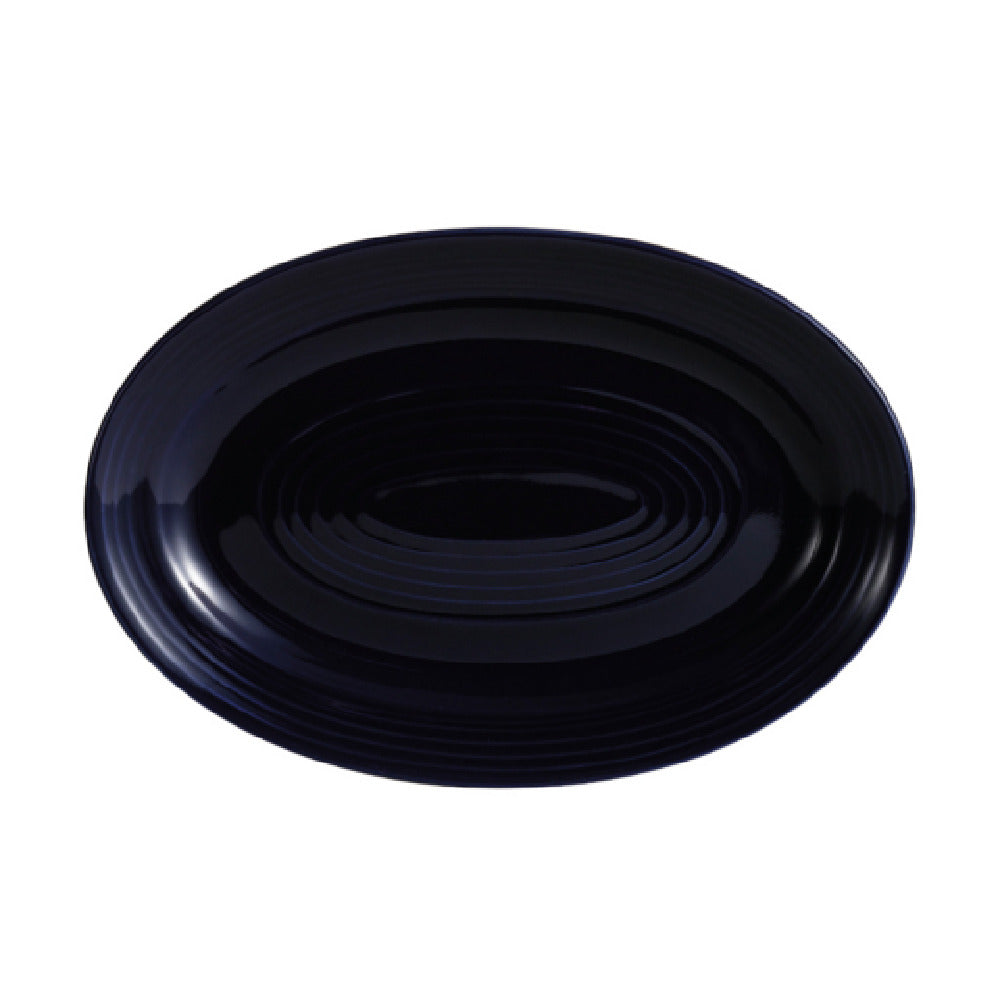 CAC China TG-12-CBU Tango Platter 10-5/8"L X 7-3/4"W X 1-1/8"H Oval