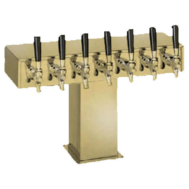 Perlick 4006-7BTF Tee Draft Beer Tower Countertop 20-1/8"W X 12-15/16"H
