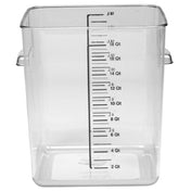 Rubbermaid FG631800CLR Space Saving Container 18 Quart 11-5/8"L X 10-1/2"W X 11-15/16"H