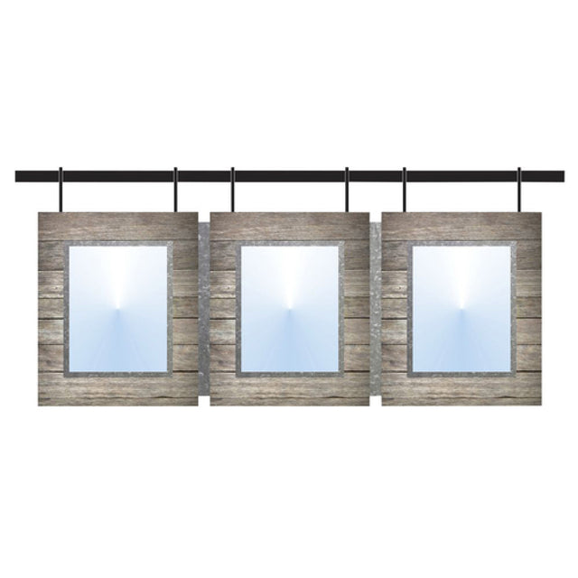 Hubert 22894 - Menu Board, 3-pocket, Hanging