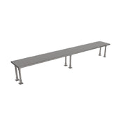 BK Resources BK-OSS-18120BN Single Overshelf Table Mount 120"W X 18"D