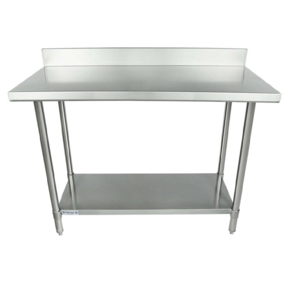 Empura SWT4B2448 - Work Table, 48"W X 24"D X 35"H, Super Duty 4" Backsplash
