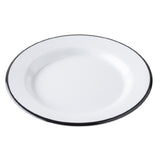 TableCraft Products 12166 - Canteen Collection Plate, 10.25" X 10.25" X 0.875", Round