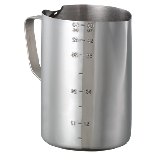 Service Ideas FROTH506 Frothing Pitcher 1.5 Liter (50.7 Oz.) 4-1/2" X 6-3/4" X 6"