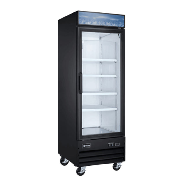 Omcan 51029 (FR-CN-0012-HC-BK) Freezer Reach-in Display One-section