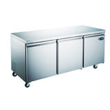 SABA SUC-72R Under-Counter Refrigerator Three-section 72" W