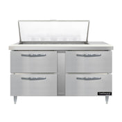 Continental Refrigerator D60N18M-D Designer Line Mighty Top Sandwich Unit 60"W
