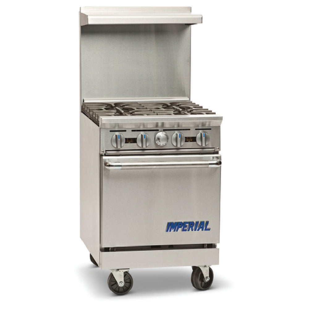 Imperial IR-4_NAT (QUICK SHIP) Pro Series Restaurant Range Gas 24"W