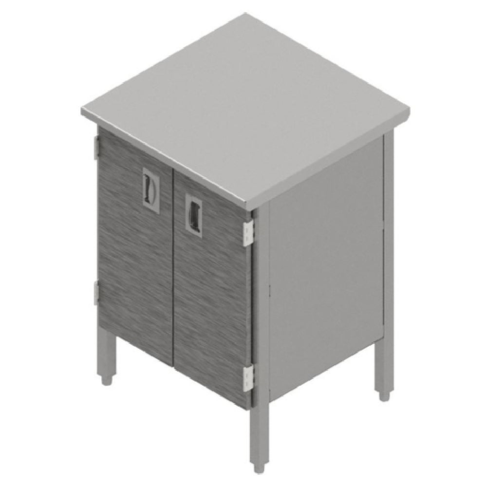 John Boos EBHS6-3060 Work Table Cabinet Base With Hinged Doors 60"W X 30"D