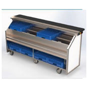 Lakeside 173671 Portable Bar 95 1/8"L X 46"H X 26"D Stainless Steel Construction