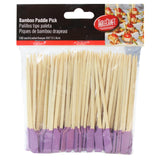 TableCraft Products BAMP45PR - Cash & Carry Paddle Pick, 4-3/4", Bamboo