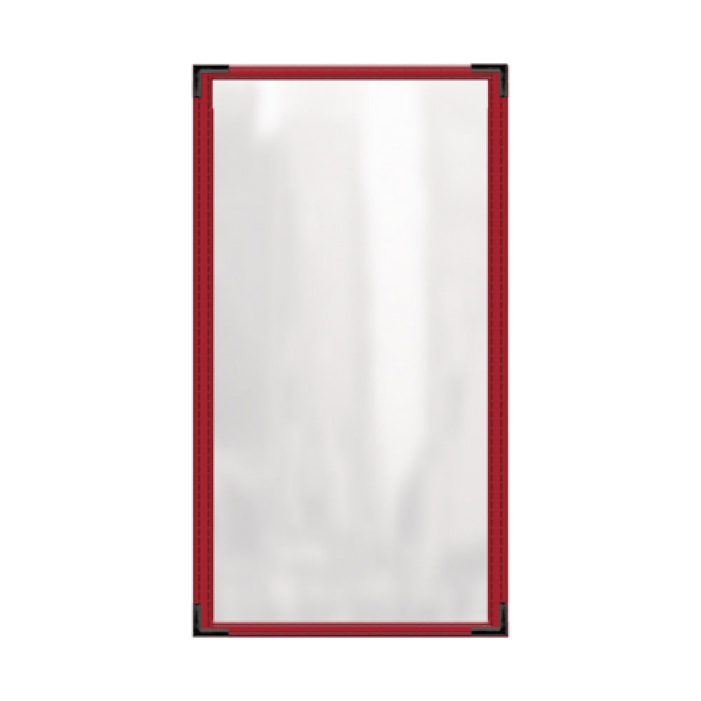 Risch TES 5.5X11-LEATHERETTE Deluxe Sewn Leatherette Menu Cover (specify Color)