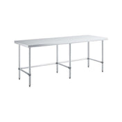 Sapphire Manufacturing SMTEO-3684G Worktable 84"W X 36"D X 35"H 18/430 Stainless Steel