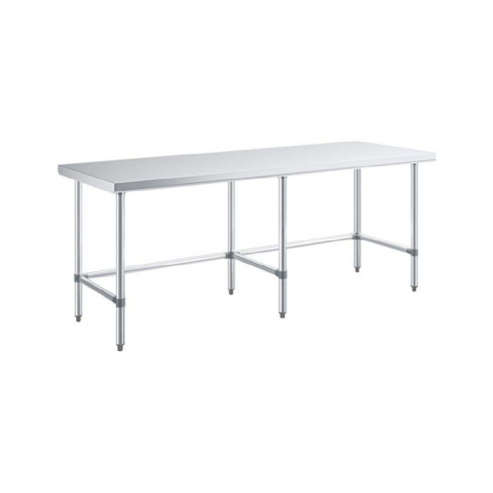 Sapphire Manufacturing SMTEO-2496G Worktable 96"W X 24"D X 35"H 18/430 Stainless Steel