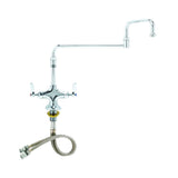 Vulcan DBLTS 18NZLJ - DOUBLE Pantry Deck-Mount Faucet, 18" Double Jointed Swivel Spout