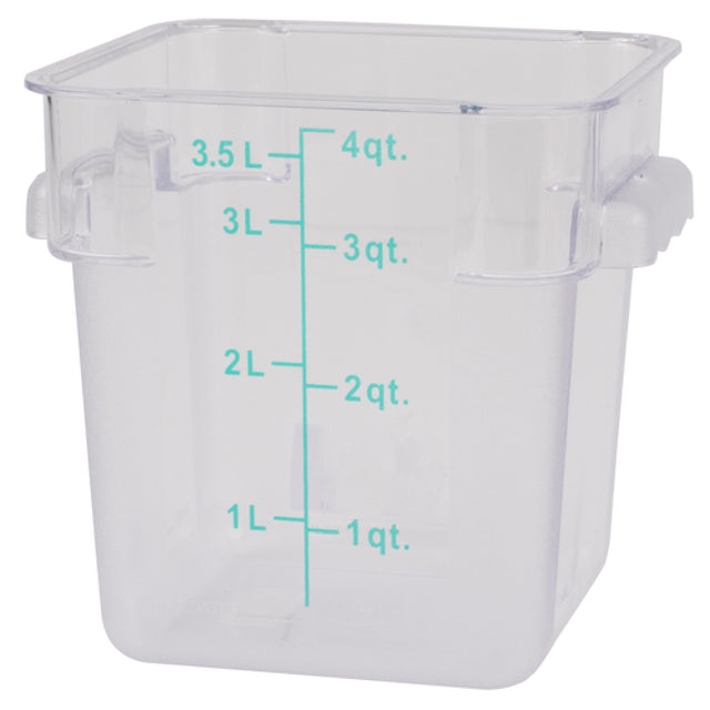 Stanton Trading PCS-4 Food Storage Container Square 4 Qt.