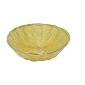 Omcan 47195 Natural Woven Basket 9D″ X 2.75W″ Round