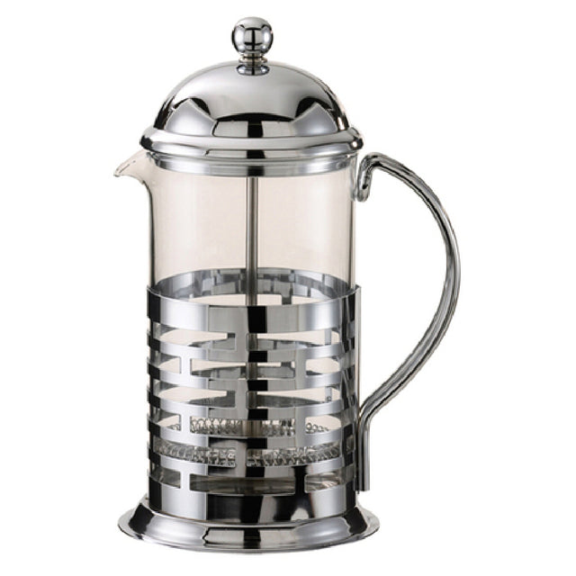 Service Ideas T277B Brick French Coffee Press 0.35 Liter (11.8 Oz.) 3-1/2" X 4-1/2" X 7-3/4"