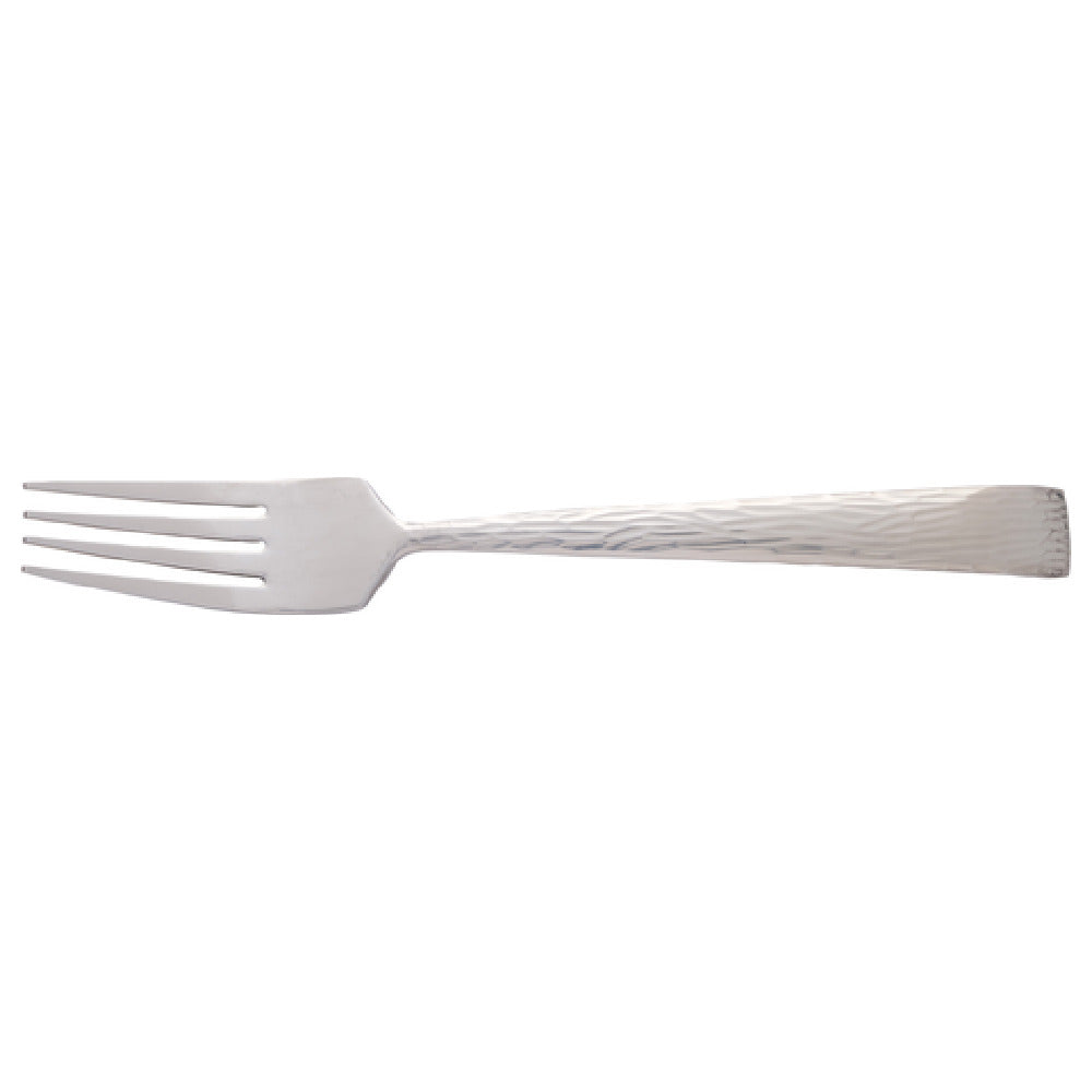 International Tableware SP-222 Salad Fork 7"L Stainless Steel 18/0 Hammered Finish