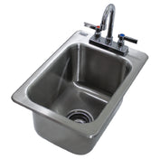 Advance Tabco DI-1-10 Drop-In Sink 1-compartment 10" Wide X 14" Front-to-back X 10" Deep Bowl