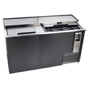 Hubert 69K-728 - Kratos® Commercial Horizontal Bottle Cooler, Black, Temperature Range +33F To +41F