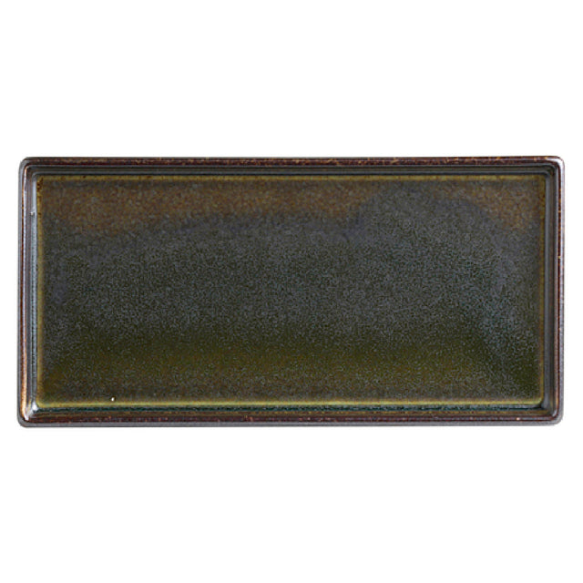 Steelite 6413MY019 Rectangle Tray 6.25"Wabi Sabi Slate