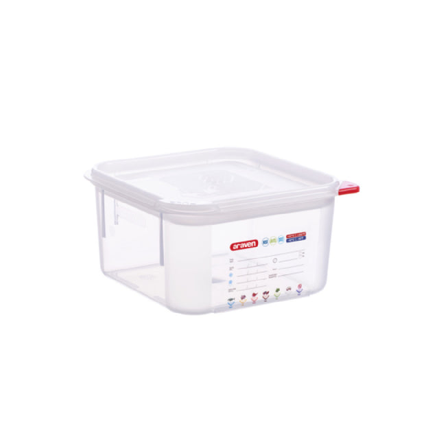 CFS Brands 11851 - Araven - Food Storage Container, 2.1 Qt., 7-1/8"W X 7-1/8"D X 3-3/8"H