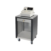 Advance Tabco BCRS-B Cashier Register Stand Stainless Steel Top Locking Drawer