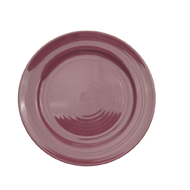 CAC China TG-6-PLM Tango Plate 6-1/2" Dia. X 7/8"H Round