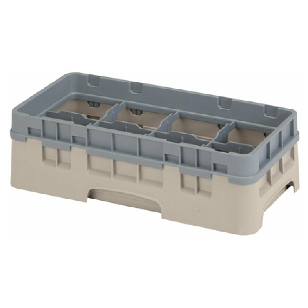 Cambro 8HS318184 Camrack® Glass Rack With Soft Gray Extender Half Size
