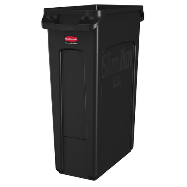Rubbermaid FG354060BLA Slim Jim® Container 23 Gallon 22"W X 11"D X 30"H