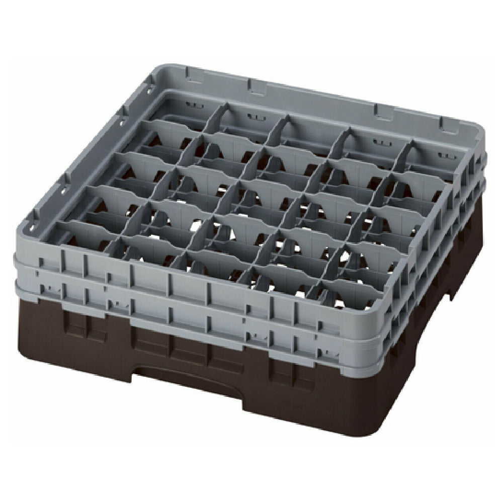 Cambro 25S434167 Camrack® Glass Rack With (2) Soft Gray Extenders Full Size