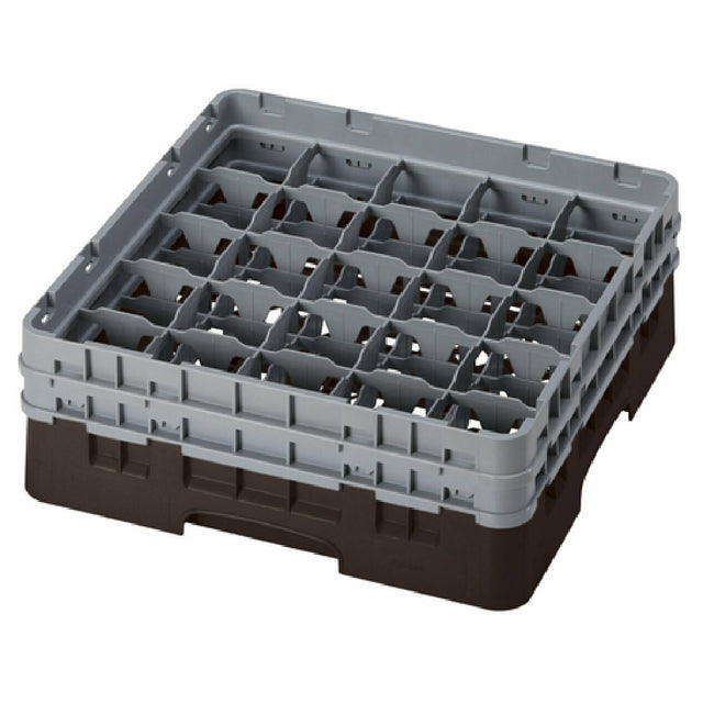 Cambro 25S434167 Camrack® Glass Rack With (2) Soft Gray Extenders Full Size