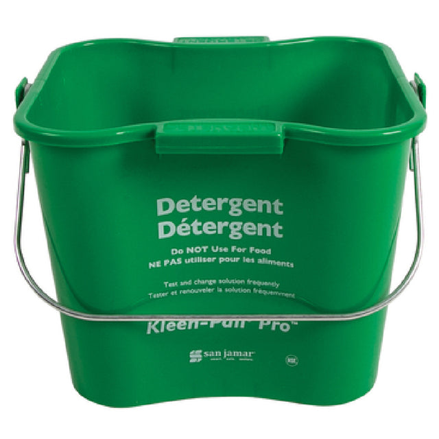 San Jamar KPP97GN Kleen-Pail® Pro™ 3 Qt. Rounded Corners