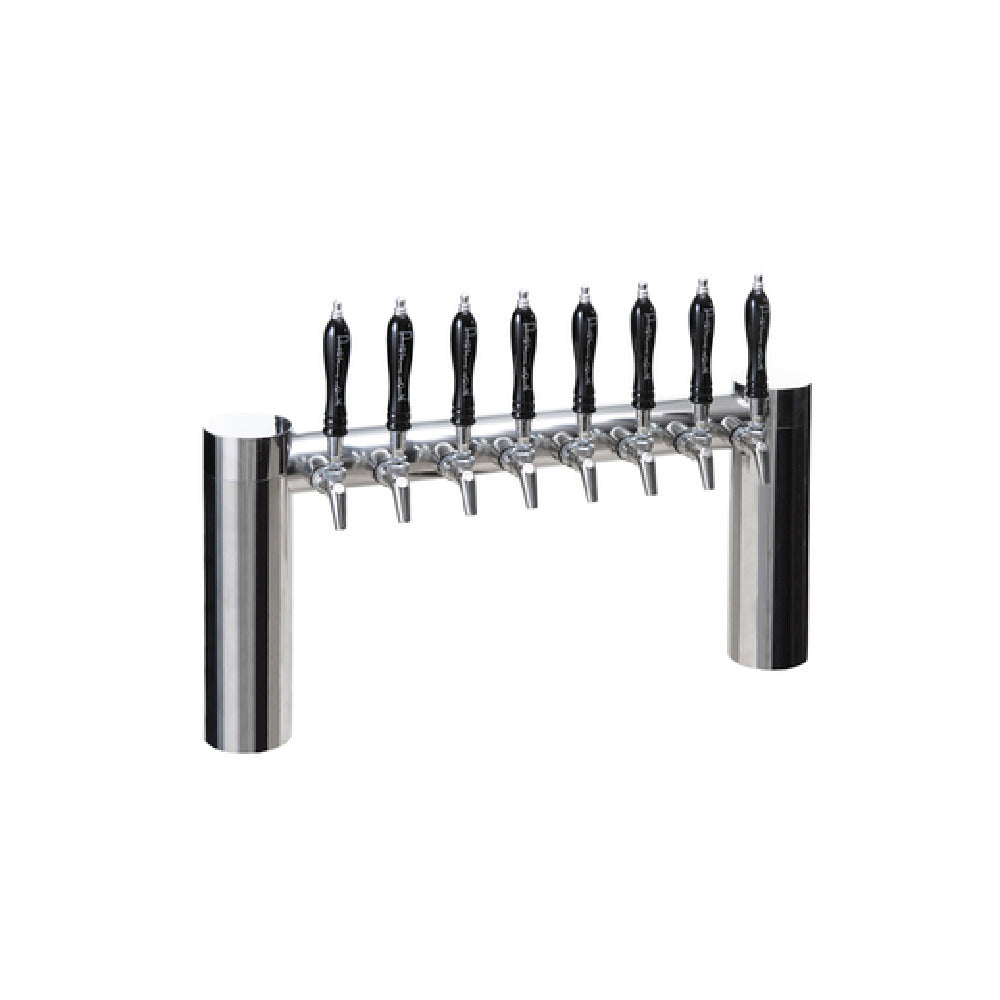 Perlick 4072-16PO-SS Avenue H-Pipe Draft Beer Tower Countertop 54-7/8"W X 15-5/8"H
