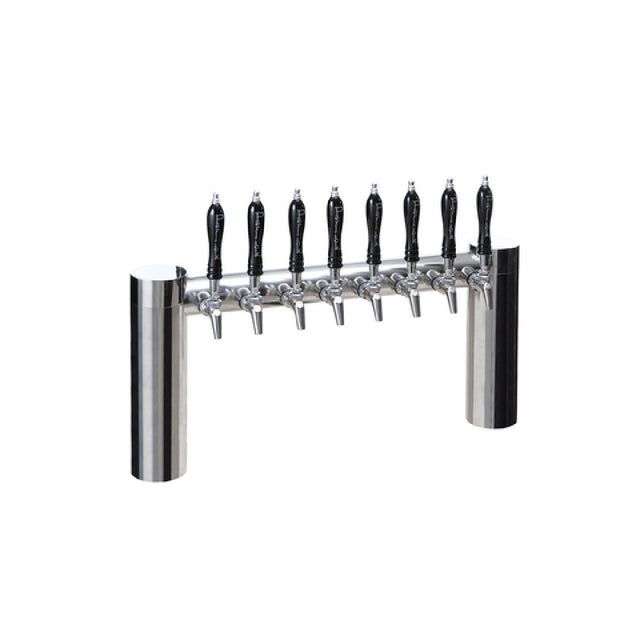 Perlick 4072-16PO-SS Avenue H-Pipe Draft Beer Tower Countertop 54-7/8"W X 15-5/8"H