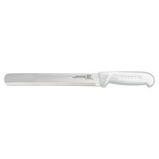 Omcan 12592 (12592) Slicing Knife 14" Straight Blade Polypropylene White Handle