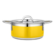 Bon Chef 71300-CF2-Y Country French X Pot 2 Qt. 9 Oz. 7-3/4" Dia. X 3-1/2"H