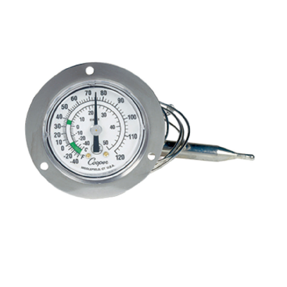 Cooper Atkins 6142-13-3 Thermometer 2" Panel Type 2" (5.08cm) Front Flange