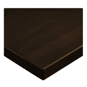 JMC Furniture 24 ROUND BEECHWOOD PLANK DARK WALNUT Table Top Indoor Use 24" Dia.
