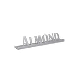 Service Ideas 1C-ST-ALMOND-SIGN Table Sign "Almond" 1"H X 6-3/8"W