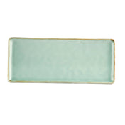 CAC China PMS-RT61-G Palm Springs Platter 16L X 6-3/4"W X 5/8"H Rectangular