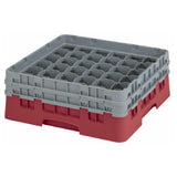 Cambro 36S434416 Camrack® Glass Rack With (2) Soft Gray Extenders Full Size