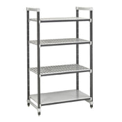 Cambro ESU245484VS4580 Camshelving® Elements Stationary Starter Unit 24"W X 54"L X 84"H
