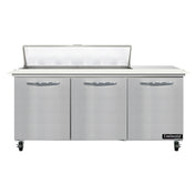 Continental Refrigerator SW72N12C Sandwich Unit 72"W 20.6 Cu Ft Capacity