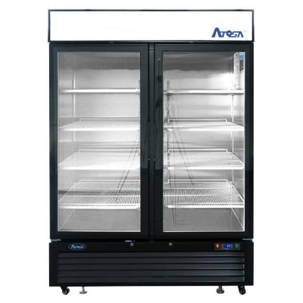 Atosa MCF8723GR Refrigerator Merchandiser Two-section 54-3/8"W X 31-1/2"D X 81-1/5"H